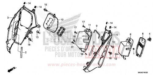 POCHE NC750DH de 2017